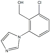 [2-chloro-6-(1H-imidazol-1-yl)phenyl]methanol Struktur