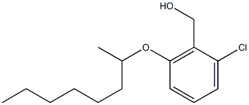 [2-chloro-6-(octan-2-yloxy)phenyl]methanol Struktur