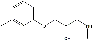 [2-hydroxy-3-(3-methylphenoxy)propyl](methyl)amine Struktur