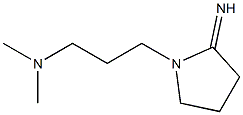 [3-(2-iminopyrrolidin-1-yl)propyl]dimethylamine Struktur