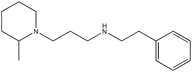 [3-(2-methylpiperidin-1-yl)propyl](2-phenylethyl)amine Struktur