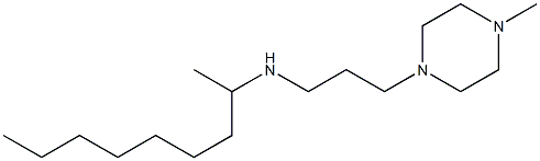 [3-(4-methylpiperazin-1-yl)propyl](nonan-2-yl)amine Struktur