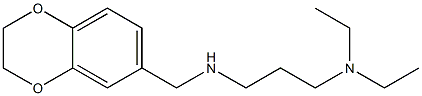 [3-(diethylamino)propyl](2,3-dihydro-1,4-benzodioxin-6-ylmethyl)amine Struktur