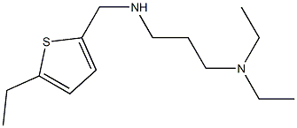 [3-(diethylamino)propyl][(5-ethylthiophen-2-yl)methyl]amine Struktur