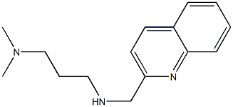 [3-(dimethylamino)propyl](quinolin-2-ylmethyl)amine Struktur