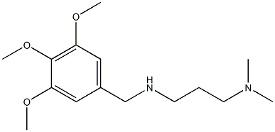 [3-(dimethylamino)propyl][(3,4,5-trimethoxyphenyl)methyl]amine Struktur