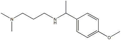 [3-(dimethylamino)propyl][1-(4-methoxyphenyl)ethyl]amine Struktur