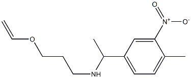 [3-(ethenyloxy)propyl][1-(4-methyl-3-nitrophenyl)ethyl]amine Struktur