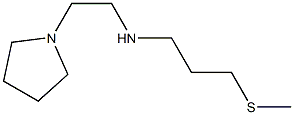 [3-(methylsulfanyl)propyl][2-(pyrrolidin-1-yl)ethyl]amine Struktur