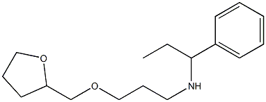 [3-(oxolan-2-ylmethoxy)propyl](1-phenylpropyl)amine Struktur