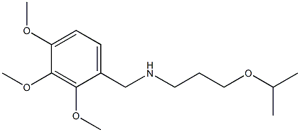 [3-(propan-2-yloxy)propyl][(2,3,4-trimethoxyphenyl)methyl]amine Struktur