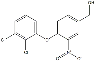 [4-(2,3-dichlorophenoxy)-3-nitrophenyl]methanol Struktur