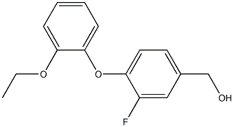 [4-(2-ethoxyphenoxy)-3-fluorophenyl]methanol Struktur