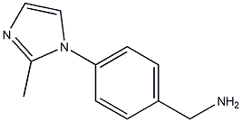 [4-(2-methyl-1H-imidazol-1-yl)phenyl]methanamine Struktur