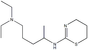 [4-(5,6-dihydro-4H-1,3-thiazin-2-ylamino)pentyl]diethylamine Struktur