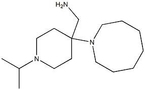 [4-(azocan-1-yl)-1-(propan-2-yl)piperidin-4-yl]methanamine Struktur