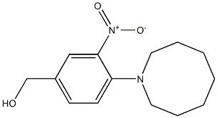 [4-(azocan-1-yl)-3-nitrophenyl]methanol Struktur