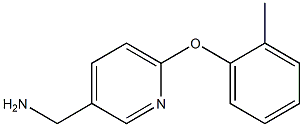 [6-(2-methylphenoxy)pyridin-3-yl]methylamine Struktur