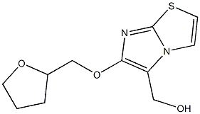 [6-(tetrahydrofuran-2-ylmethoxy)imidazo[2,1-b][1,3]thiazol-5-yl]methanol Struktur