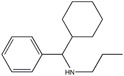 [cyclohexyl(phenyl)methyl](propyl)amine Struktur