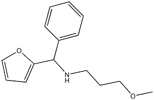 [furan-2-yl(phenyl)methyl](3-methoxypropyl)amine Struktur