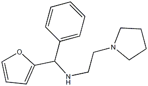 [furan-2-yl(phenyl)methyl][2-(pyrrolidin-1-yl)ethyl]amine Struktur