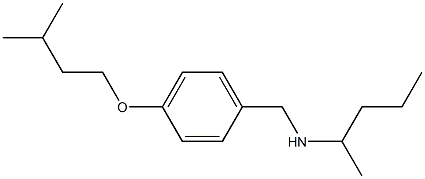 {[4-(3-methylbutoxy)phenyl]methyl}(pentan-2-yl)amine Struktur