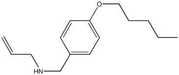 {[4-(pentyloxy)phenyl]methyl}(prop-2-en-1-yl)amine Struktur