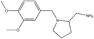 {1-[(3,4-dimethoxyphenyl)methyl]pyrrolidin-2-yl}methanamine Struktur