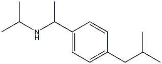 {1-[4-(2-methylpropyl)phenyl]ethyl}(propan-2-yl)amine Struktur