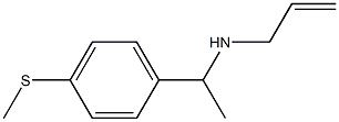 {1-[4-(methylsulfanyl)phenyl]ethyl}(prop-2-en-1-yl)amine Struktur