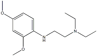 {2-[(2,4-dimethoxyphenyl)amino]ethyl}diethylamine Struktur