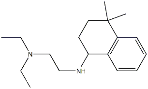 {2-[(4,4-dimethyl-1,2,3,4-tetrahydronaphthalen-1-yl)amino]ethyl}diethylamine Struktur