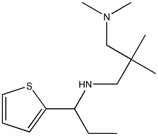 {2-[(dimethylamino)methyl]-2-methylpropyl}[1-(thiophen-2-yl)propyl]amine Struktur