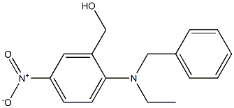 {2-[benzyl(ethyl)amino]-5-nitrophenyl}methanol Struktur