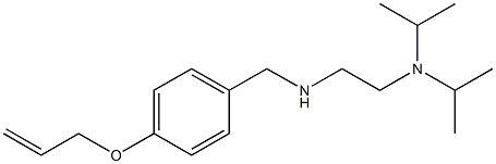 {2-[bis(propan-2-yl)amino]ethyl}({[4-(prop-2-en-1-yloxy)phenyl]methyl})amine Struktur