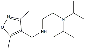 {2-[bis(propan-2-yl)amino]ethyl}[(3,5-dimethyl-1,2-oxazol-4-yl)methyl]amine Struktur