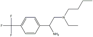 {2-amino-2-[4-(trifluoromethyl)phenyl]ethyl}(butyl)ethylamine Struktur