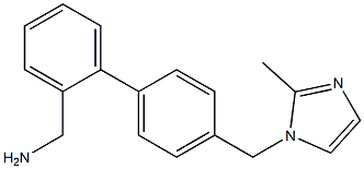 {4'-[(2-methyl-1H-imidazol-1-yl)methyl]-1,1'-biphenyl-2-yl}methylamine Struktur