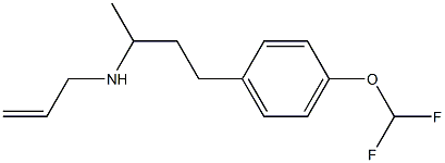 {4-[4-(difluoromethoxy)phenyl]butan-2-yl}(prop-2-en-1-yl)amine Struktur