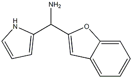 1-(1-benzofuran-2-yl)-1-(1H-pyrrol-2-yl)methanamine Struktur