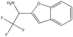 1-(1-benzofuran-2-yl)-2,2,2-trifluoroethanamine Struktur