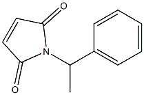 1-(1-phenylethyl)-2,5-dihydro-1H-pyrrole-2,5-dione Struktur