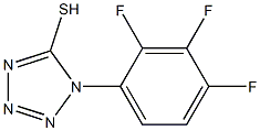 1-(2,3,4-trifluorophenyl)-1H-1,2,3,4-tetrazole-5-thiol Struktur