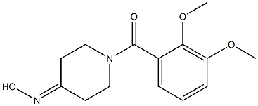 1-(2,3-dimethoxybenzoyl)piperidin-4-one oxime Struktur