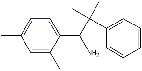 1-(2,4-dimethylphenyl)-2-methyl-2-phenylpropan-1-amine Struktur