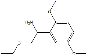 1-(2,5-dimethoxyphenyl)-2-ethoxyethanamine Struktur