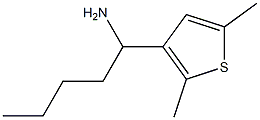 1-(2,5-dimethylthiophen-3-yl)pentan-1-amine Struktur