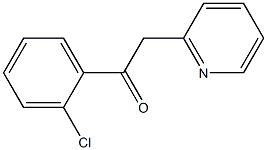 1-(2-chlorophenyl)-2-(pyridin-2-yl)ethan-1-one Struktur