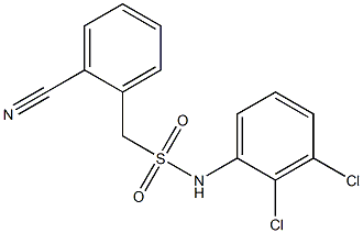 1-(2-cyanophenyl)-N-(2,3-dichlorophenyl)methanesulfonamide Struktur